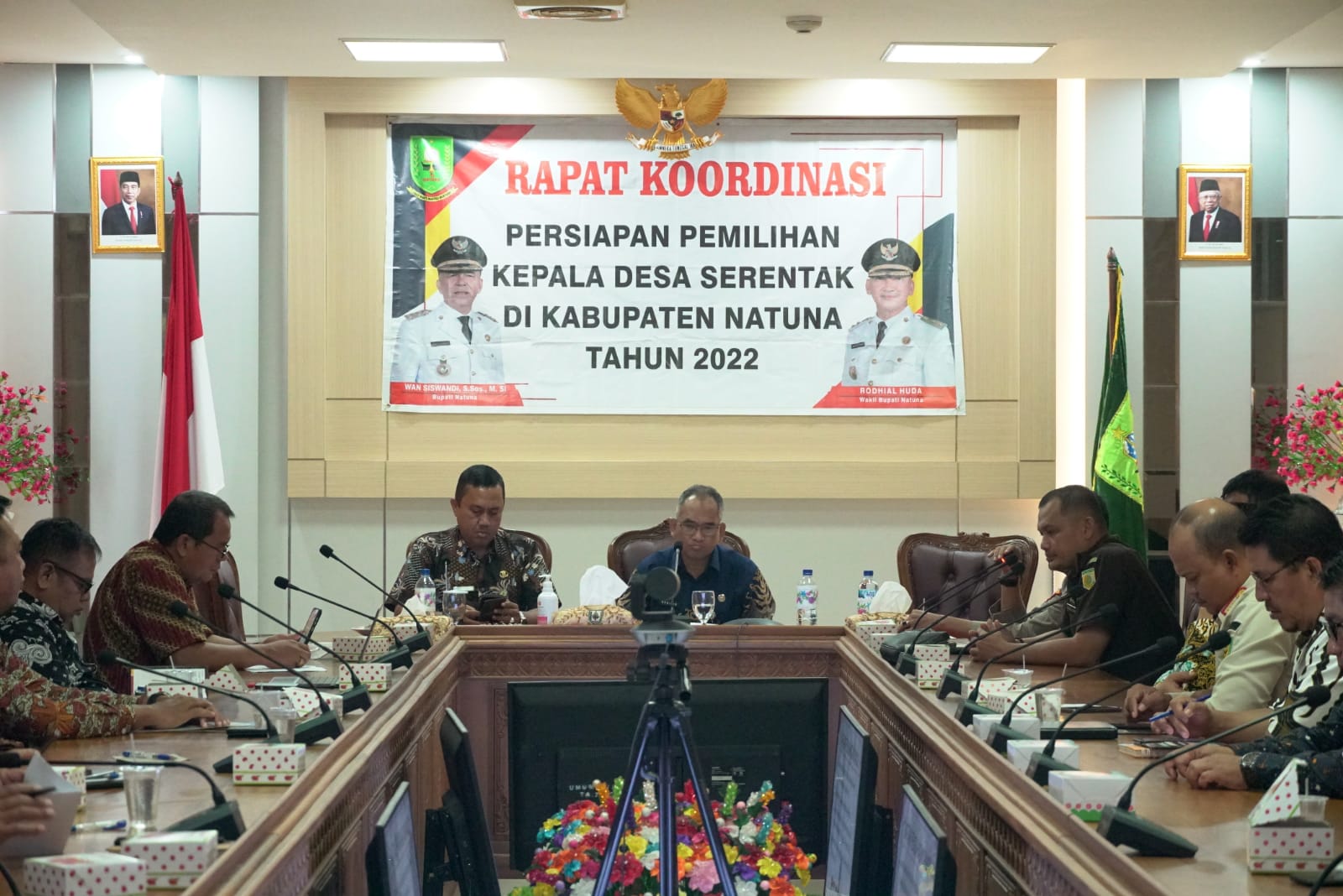You are currently viewing Satukan Persepsi, Pemda Natuna Gelar Rakor Pemantapan Pilkades Serentak  Tahun 2022
