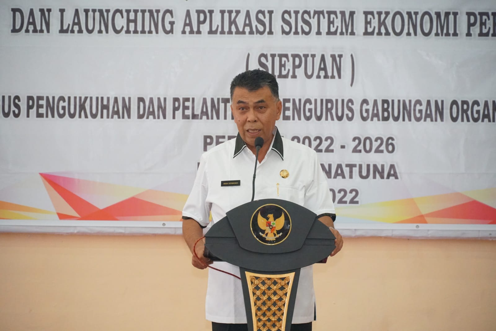 You are currently viewing Bupati Natuna Melantikan Pengurus GOW Kabupaten Natuna Masa Bhakti Tahun 2022-2026.