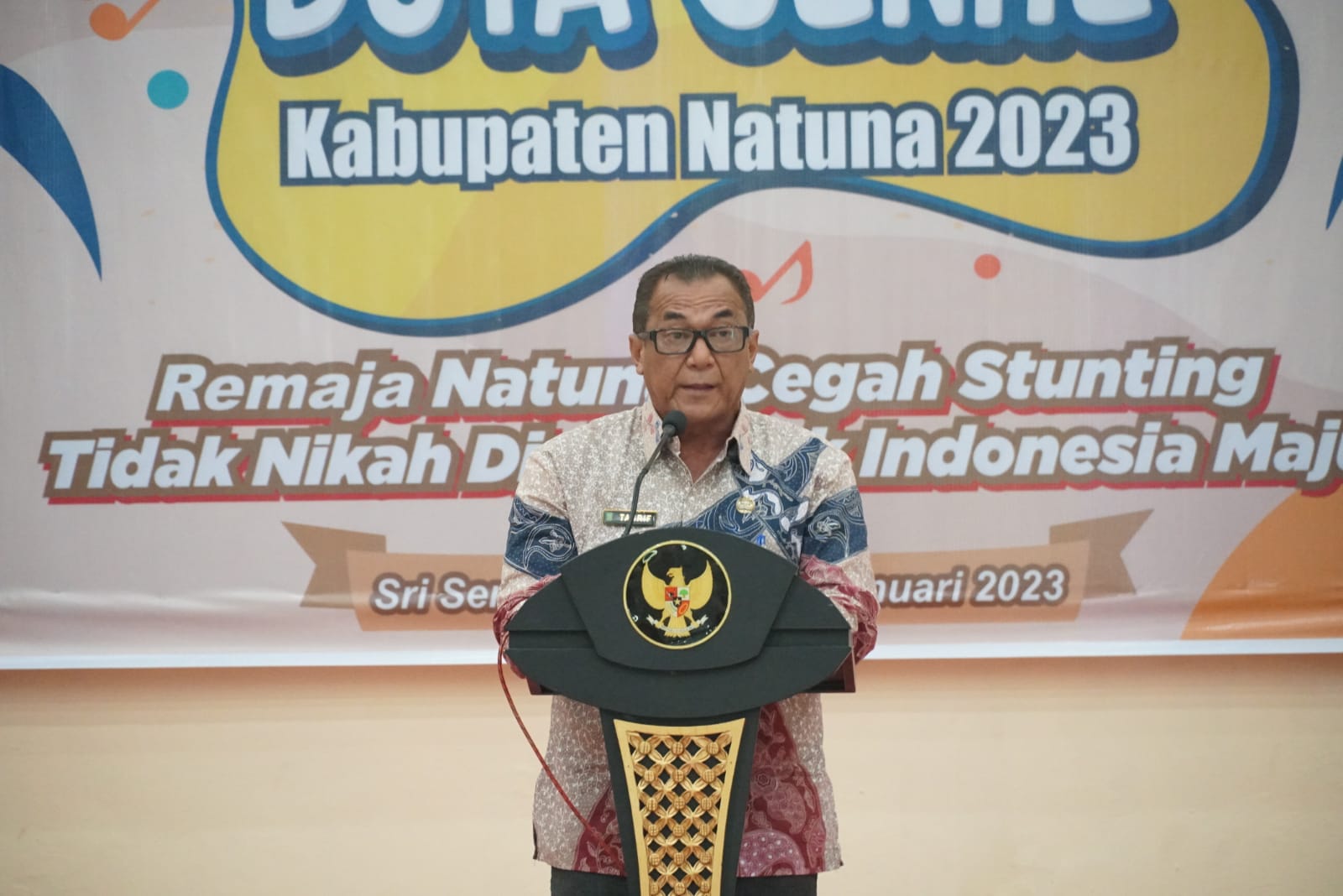 You are currently viewing Asisten III Bidang Pemerintahan Hadiri Acara Puncak Apresiasi Pemilihan Duta Genre Kabupaten Natuna 2023.