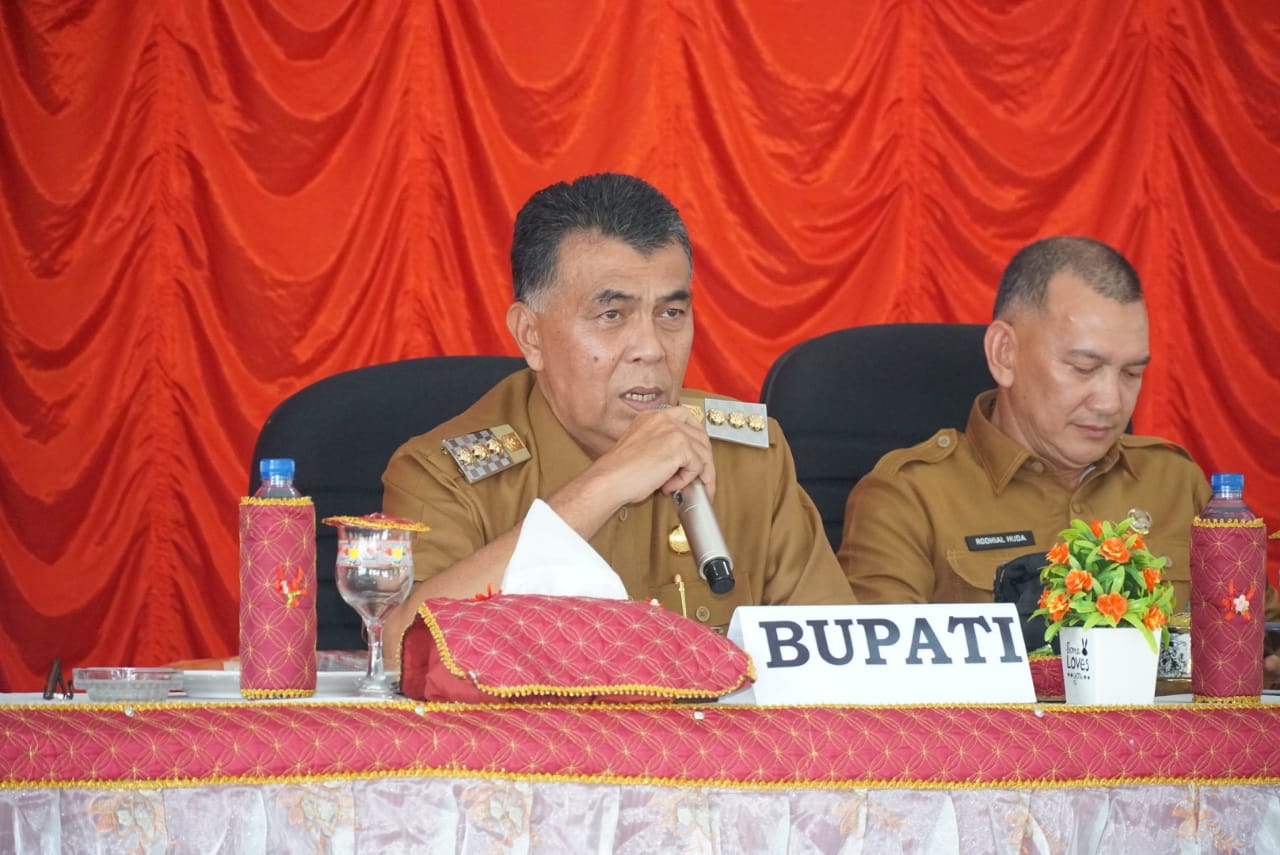 You are currently viewing Sambangi Setumuk, Bupati Natuna Buka Musrenbang Kecamatan Pulau Tiga Barat