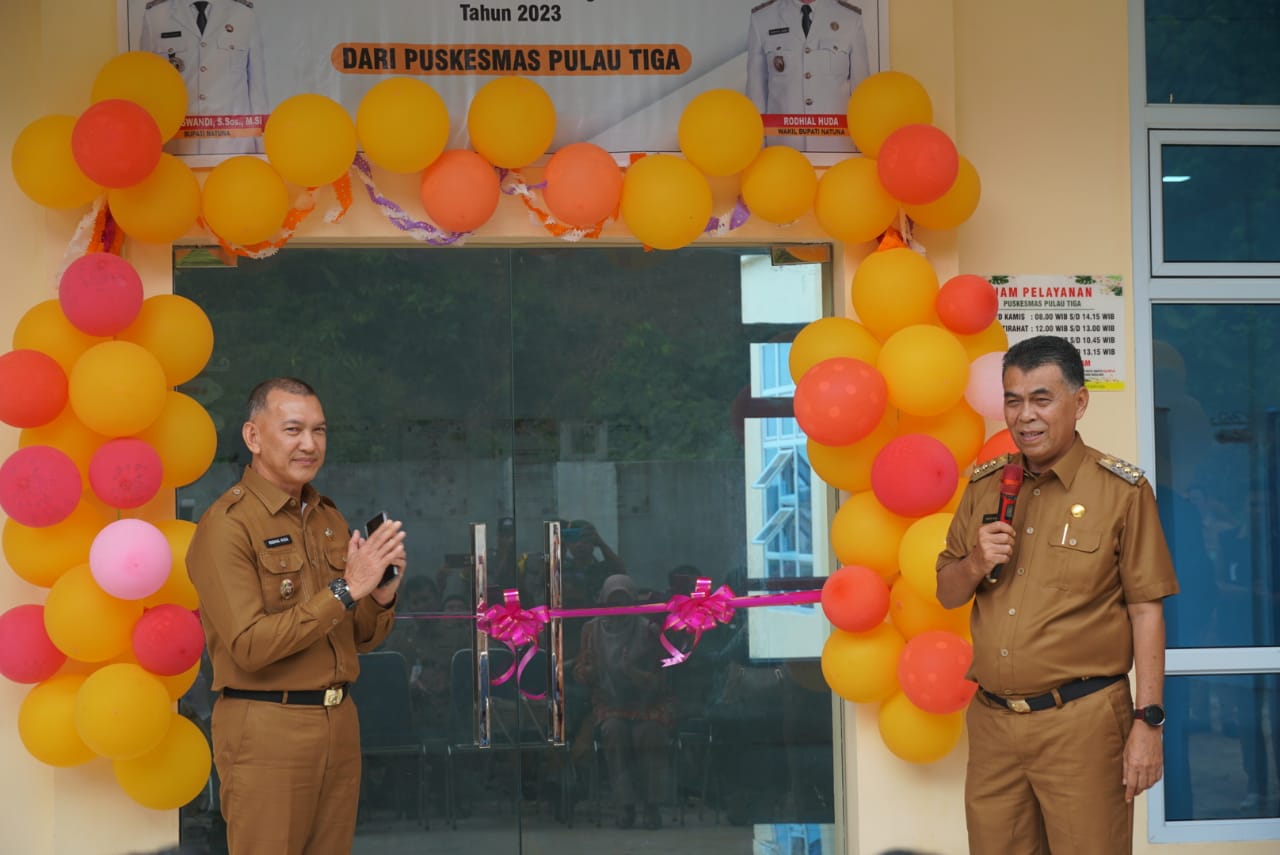 You are currently viewing Tepung Tawar Digelar, Bupati Natuna Resmikan Puskesmas Pulau Tiga