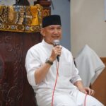 Safari Ramadhan di Desa Air Payang Kecamatan Pulau Laut, Wakil Bupati Natuna Serahkan Bantuan Sembako