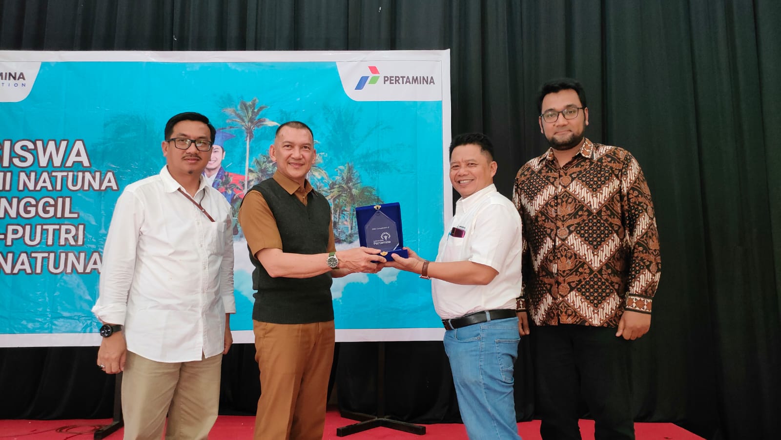 You are currently viewing Wakil Bupati Buka Sosialisasi Program Beasiswa Sobat Bumi Natuna S1 Universitas Pertamina