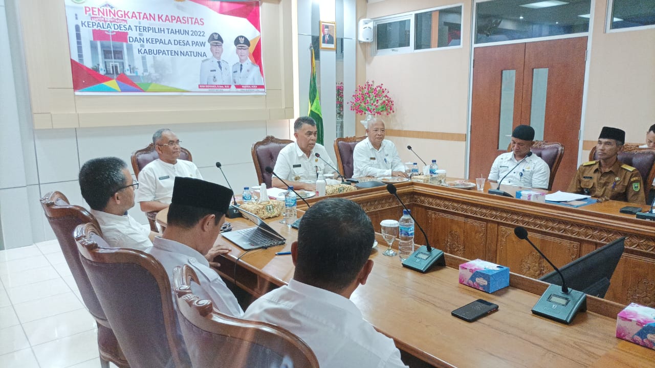 You are currently viewing Demi Meningkatkan Pengetahuan Manajemen Pemerintah Desa, Pemda Natuna Gelar Kegiatan Pelatihan