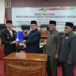 Wakil Bupati Natuna Hadiri Rapat Paripurna DPRD Natuna