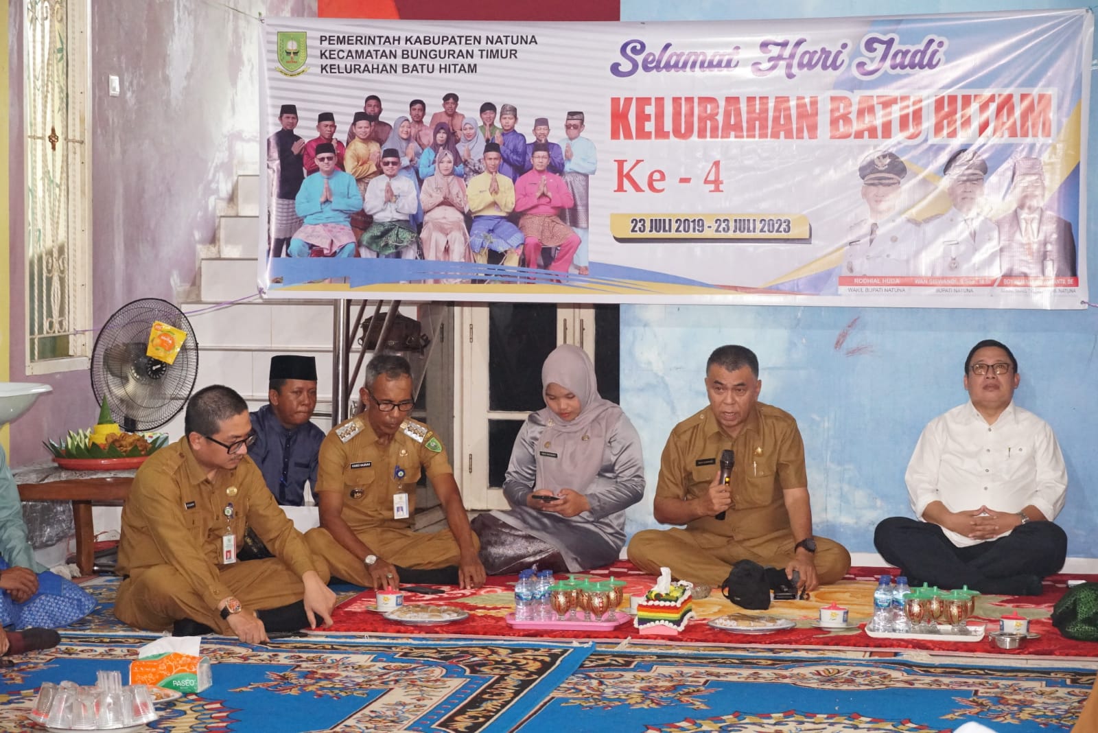You are currently viewing Bupati Natuna Hadiri Acara Ulang Tahun Ke- 4 Kelurahan Batu Hitam