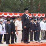 Bupati Natuna Dampingi Gubernur Kepri Dalam Acara Pengukuhan Paskibraka Tingkat Provinsi Kepulauan Riau Tahun 2023