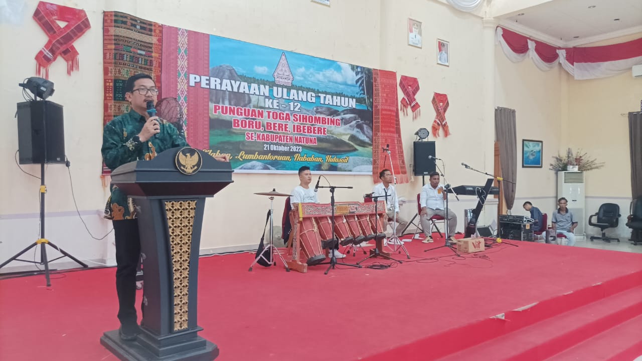 You are currently viewing Sekda Natuna Hadiri HUT ke-12 Punguan Toga Sihombing Boru Bere Ibebere se-Kabupaten Natuna