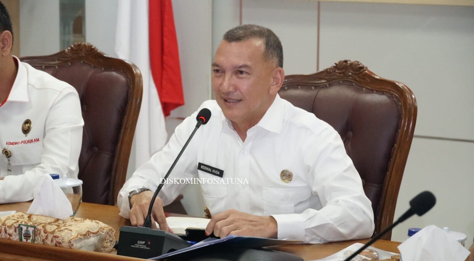 You are currently viewing Asisten Deputi Bidang Koordinasi Komunikasi, Informasi dan Aparatur Kemenko Polhukam Gelar Audiensi Bersama Pemerintah Daerah Natuna