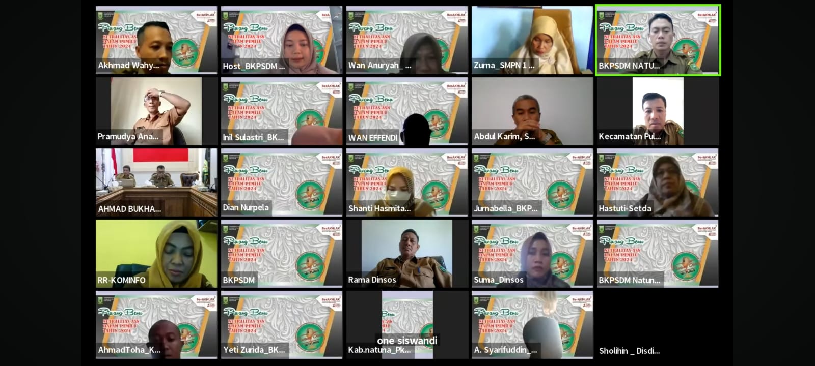 You are currently viewing Bupati Natuna Secara Resmi melaunching Layanan “Piwang Benu” Dan Webinar Netralitas ASN Dalam Pemilu Tahun 2024