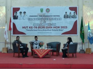 Read more about the article Pengurus PGRI Kabupaten Natuna Gelar Talk Show Pendidikan Bertema “Tranformasi Guru, Wujudkan Natuna Maju”