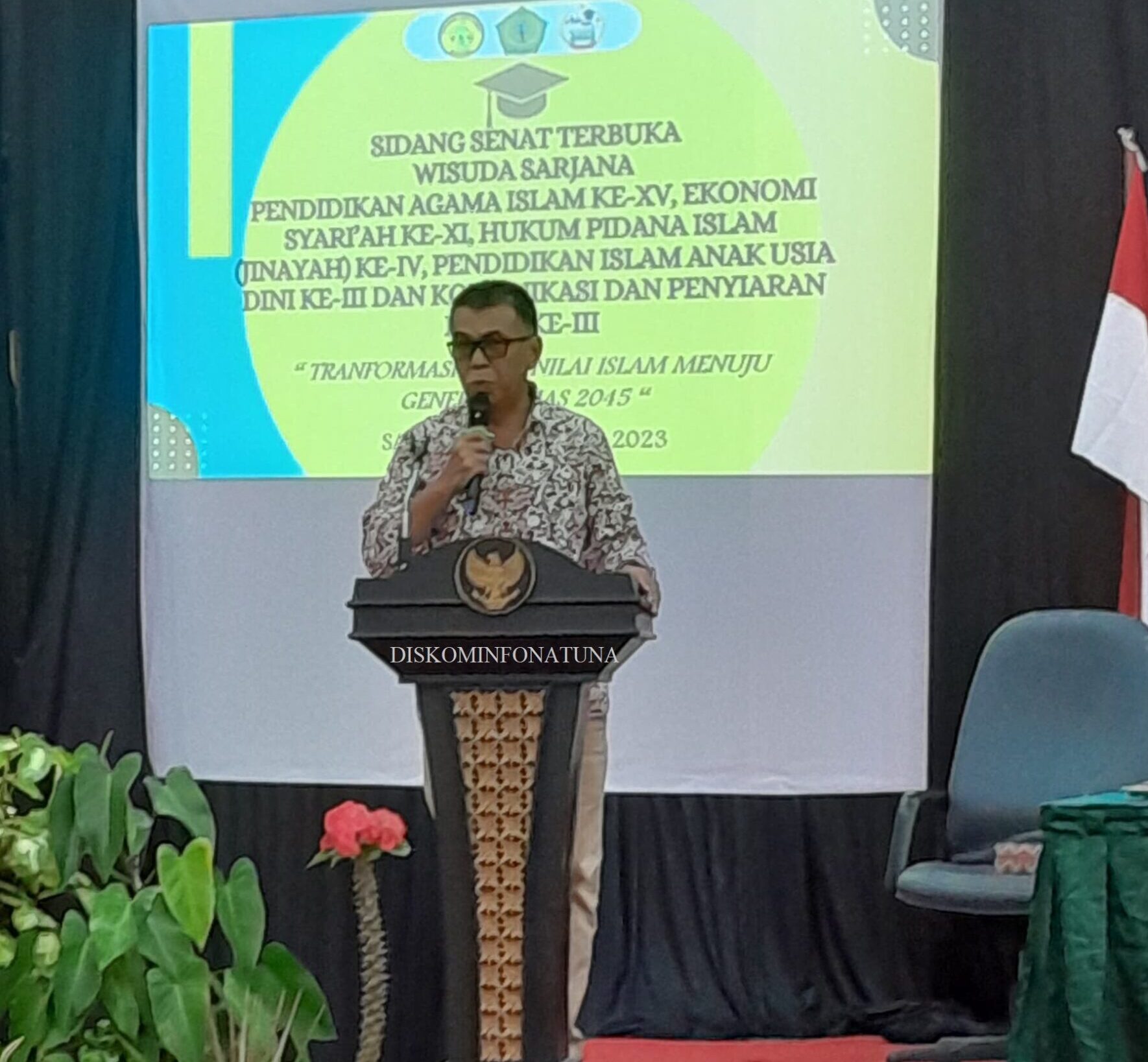 You are currently viewing Hadiri Acara Wisuda STAI Natuna, Bupati Natuna Berpesan Jangan Lupa Ilmu Akhir Sebagai Bekal Mati