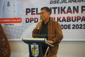 Read more about the article Bupati Natuna Secara Langsung Lantik Pengurus DPD KNPI Kabupaten Natuna Periode 2023-2026