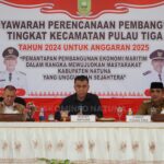 Pimpin Musrenbang Kecamatan Pulau Tiga, Bupati Natuna : Perkuat Sinergitas Lintas Sektoral Kunci Keberhasilan Pembangunan