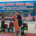 Bupati Wan Siswandi Hadiri Pesta Bona Taon 2024 Punguan Si Opat Pisoran Boru, Bere, Iberebere Se-kabupaten Natuna
