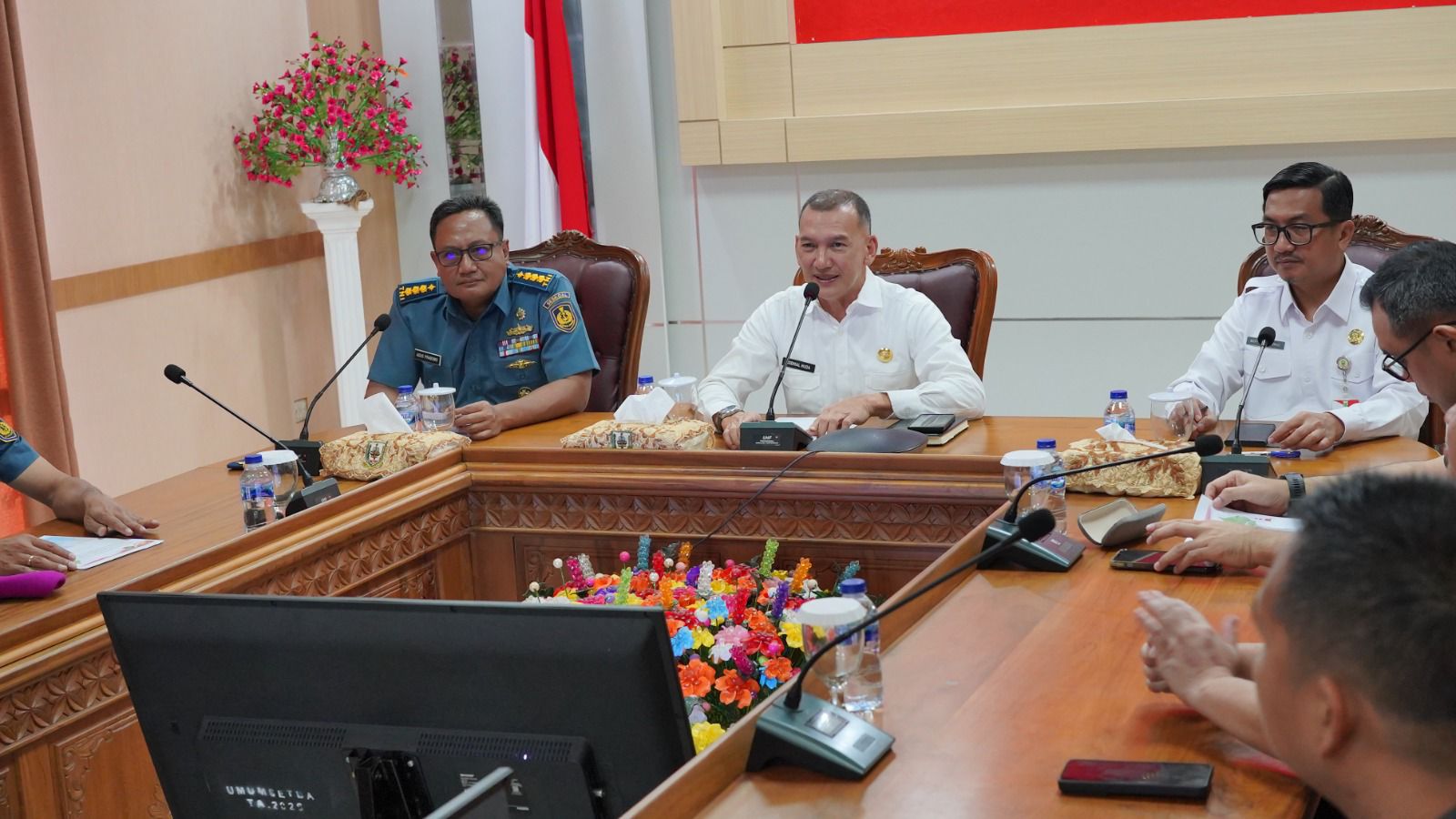 You are currently viewing Natuna Jadi Lokasi Pembekalan Forum Strategi II dan KKDN Seskoal Angkatan 62, Pemda Lakukan Audiensi