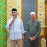 Laksanakan Kunker Ke Serasan, Bupati Natuna dan Wakilnya Sambangi UMKM Warga Lokal Serta Bagikan Sembako