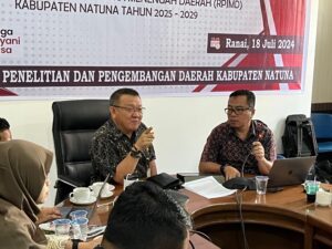Read more about the article Pemda Kabupaten Natuna Gelar Focus Group Discussion (FGD) Tentang Penyusunan Rancangan Teknokratik RPJMD Tahun 2025-2029