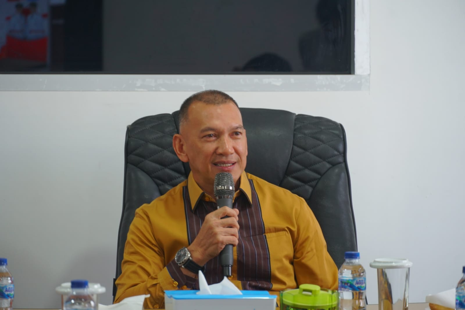 You are currently viewing Perkuat Sinergitas, Wakil Bupati Natuna Silaturahmi ke Kantor Diskominfo Natuna