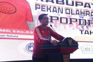 Read more about the article Lepas Kontingen Popda Kepri lX, Sekda Natuna : Bawa lah Prestasi Ke Kabupaten Natuna Tunjukkan Kita Mampu Bersaing