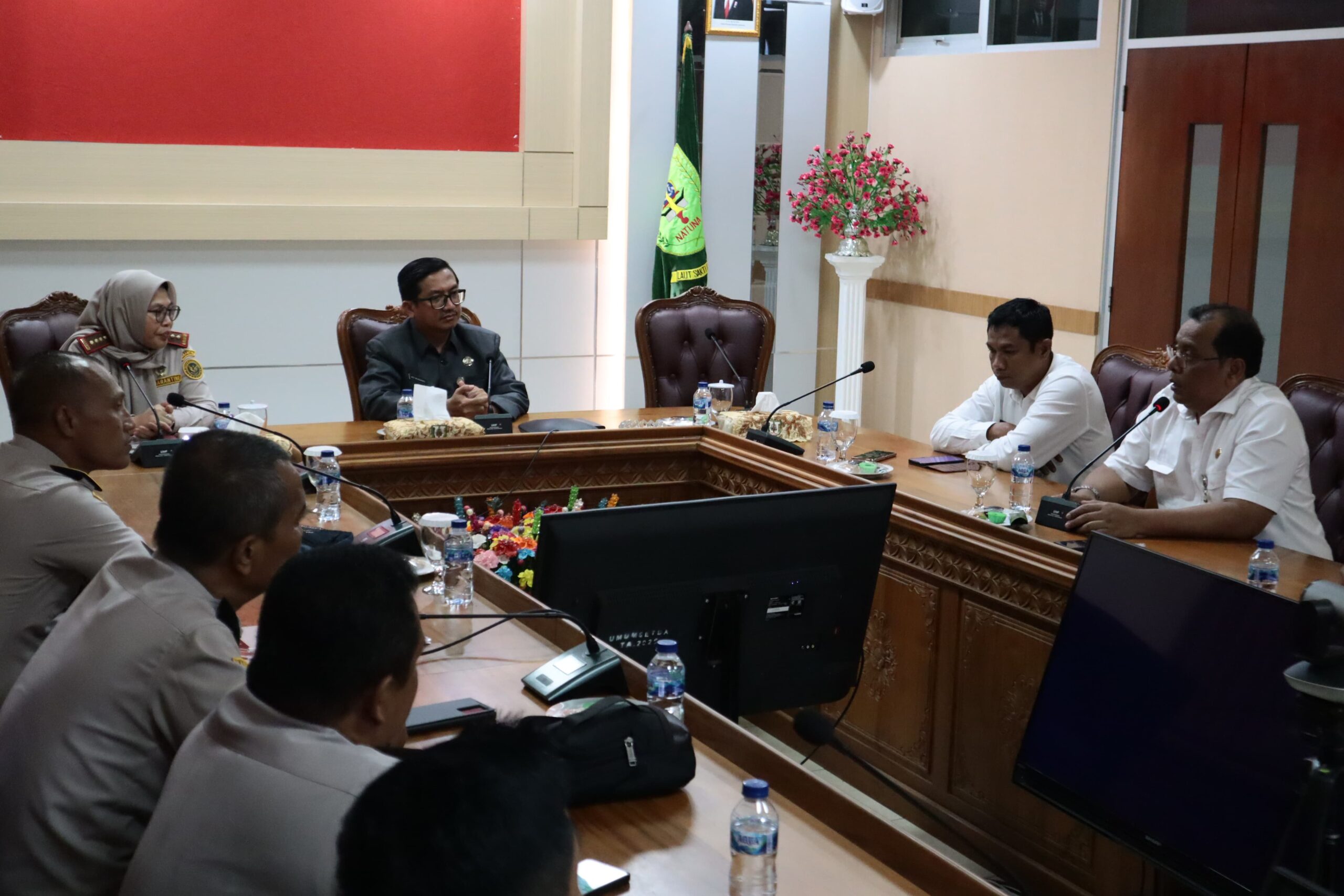 Perkuat Sinergi, Pemkab Natuna Audiensi Bersama Balai Karantina Hewan, Ikan dan Tumbuhan Kepulauan Riau