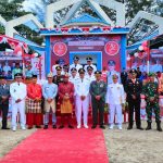 Meriahkan HUT RI Ke-79 di Perbatasan Indonesia – Malaysia: Warga Serasan Dan Sekitarnya Beserta Aparat Gabungan Gelar Upacara 17 Agustus