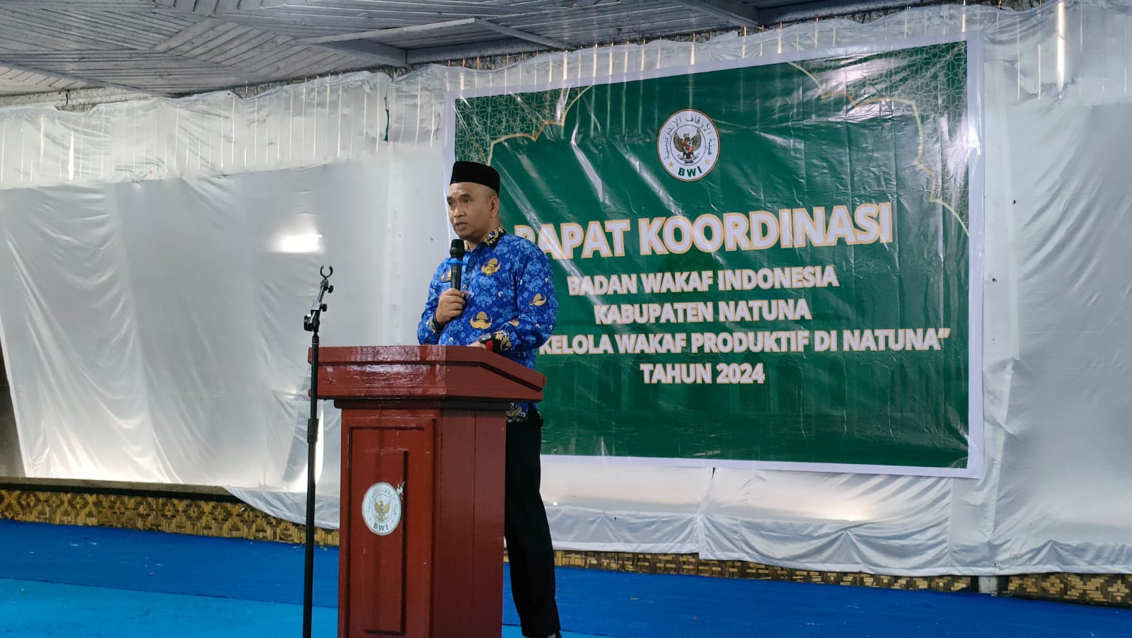 Rapat Koordinasi Tata Kelola Wakaf Produktif Di Natuna