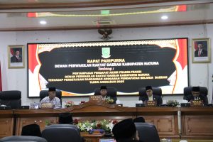 Read more about the article Pendapat Akhir Fraksi DPRD Kab. Natuna terhadap RAPBD 2025