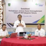 Perkuat Perlindungan Kerja di Lingkungan Masyarakat, Pemkab Gelar Sosialisasi Perlindungan Jamsostek untuk RT RW