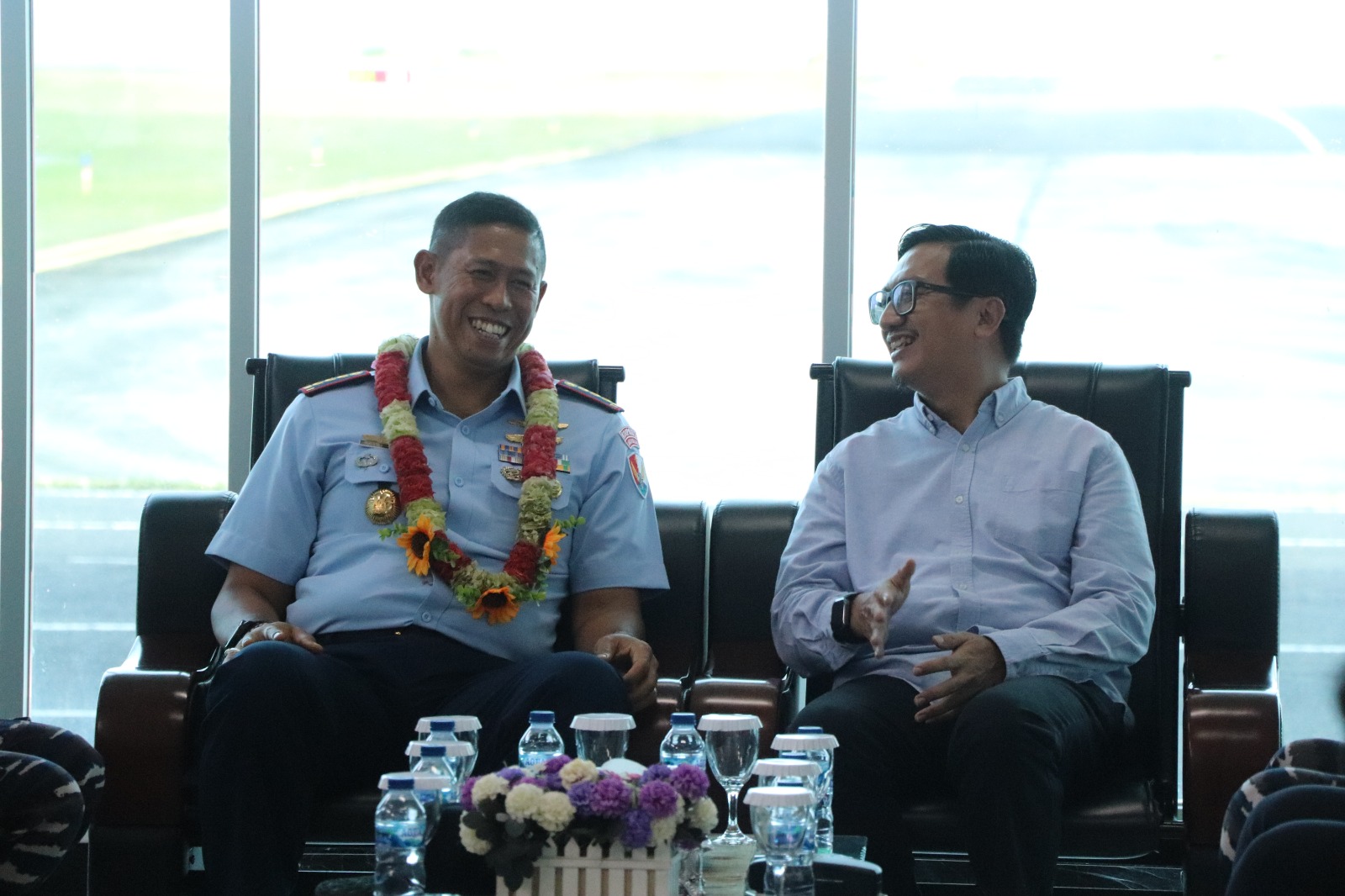 Pemkab Natuna Sambut Kedatangan Danlanud yang Baru