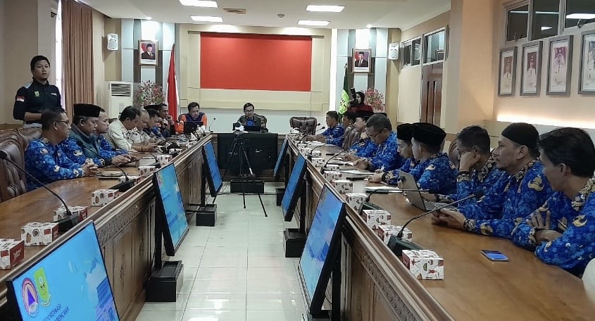 Pemda Natuna Gelar Rakor Penanganan Bencana Hidrometeorologi.