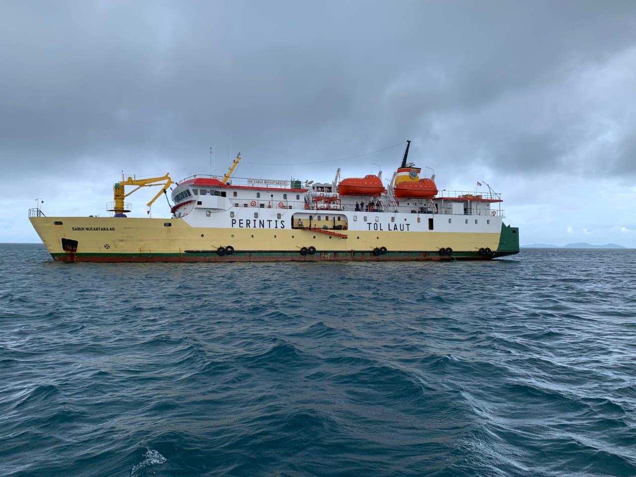 Resmi! KM. Sabuk Nusantara 48 Layani Trayek Baru Di Kecamatan Seluan