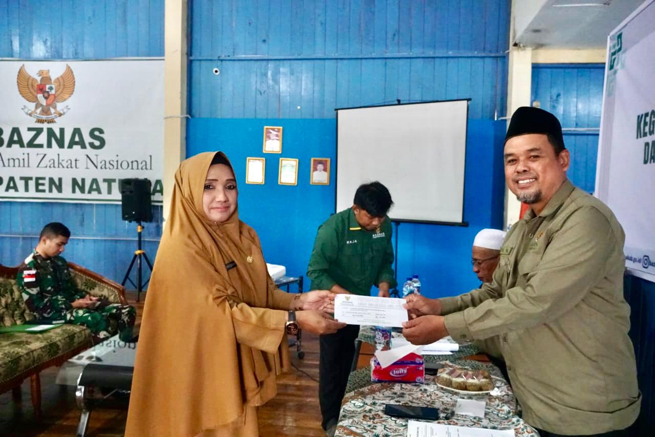 Kuatkan Peran Unit Pengumpul Zakat, Sekdis Diskominfo Natuna Hadiri Sosialisasi Yang Di Gelar Oleh Baznas Natuna.