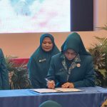 Ny. Syafartidah Jarmin Resmi Dilantik Sebagai TP PKK Dan TP Posyandu Kabupaten Natuna 2025-2030.