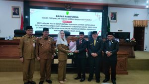 Read more about the article Bupati Natuna Sampaikan LKPJ 2024 Pada Rapat Paripurna DPRD Natuna.