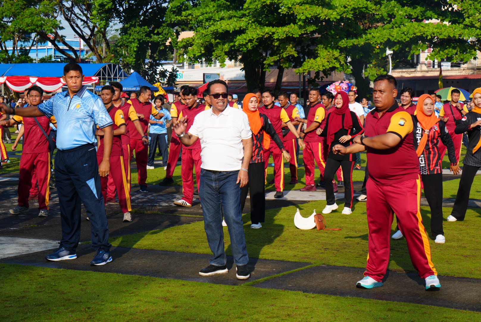 Meriahkan Hut Bhayangkara ke 79, Wakil Bupati Natuna Sampaikan Apresiasi Kepada Institusi Polri