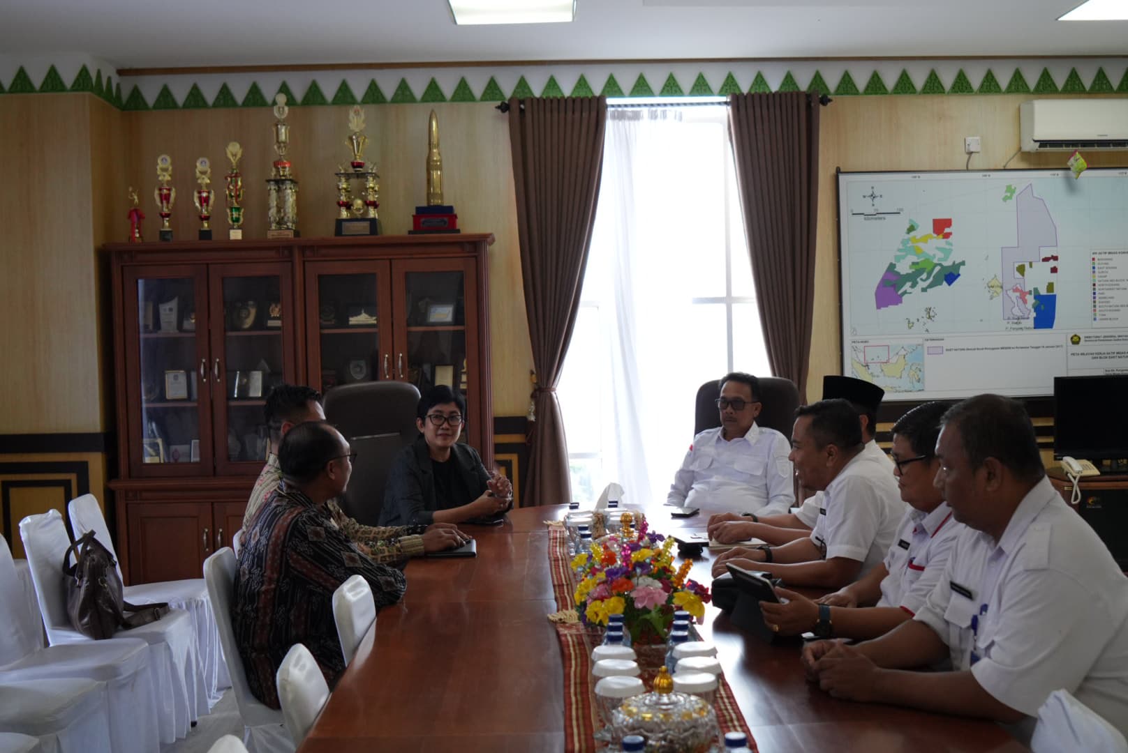 Audiensi Bersama Kepala BPS Kepri, Wakil Bupati Natuna Sampaikan Keakuratan Data Penting Mendukung Pembangunan Daerah