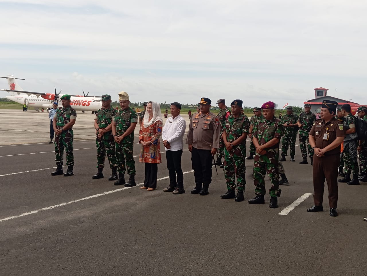 Bupati Natuna Sambut Kedatangan Pangdam I/Bukit Barisan Dalam Rangka Kunjungan Kerja