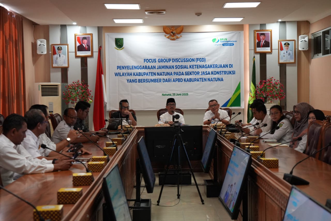 Sekda Natuna Dorong Optimalisasi Jaminan Sosial Ketenagakerjaan bagi Pekerja Konstruksi