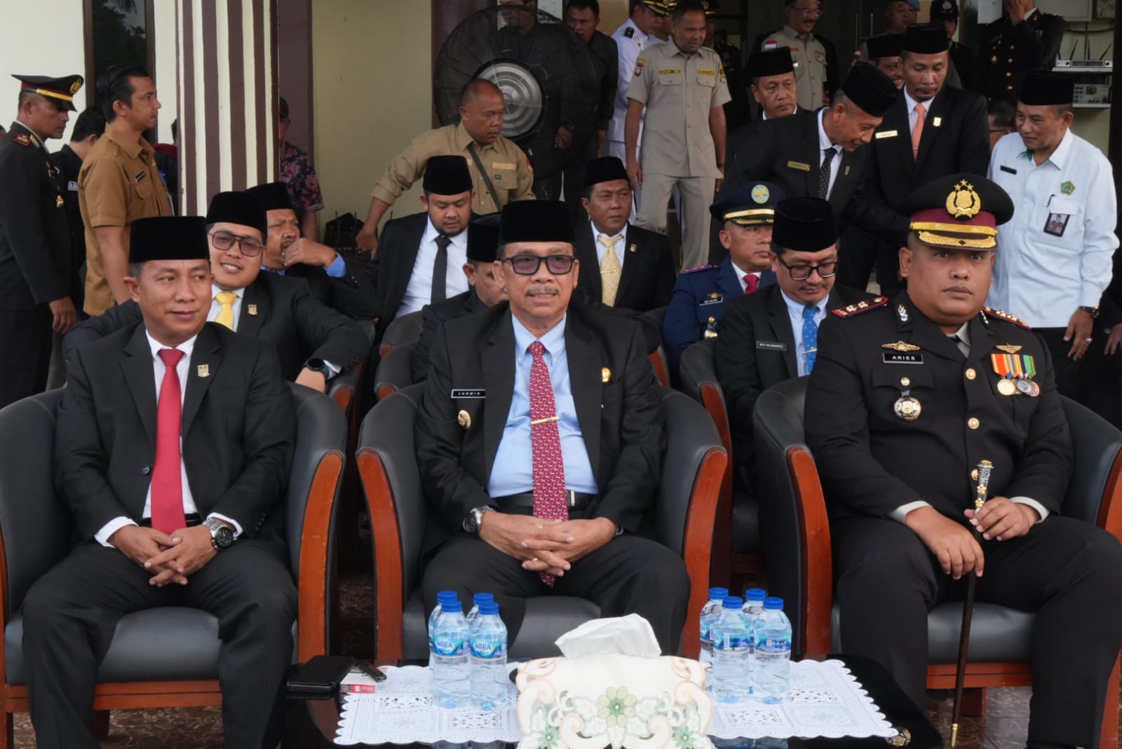 Wakil Bupati Natuna Hadiri Upacara Hari Bhayangkara ke-79 di Polres Natuna