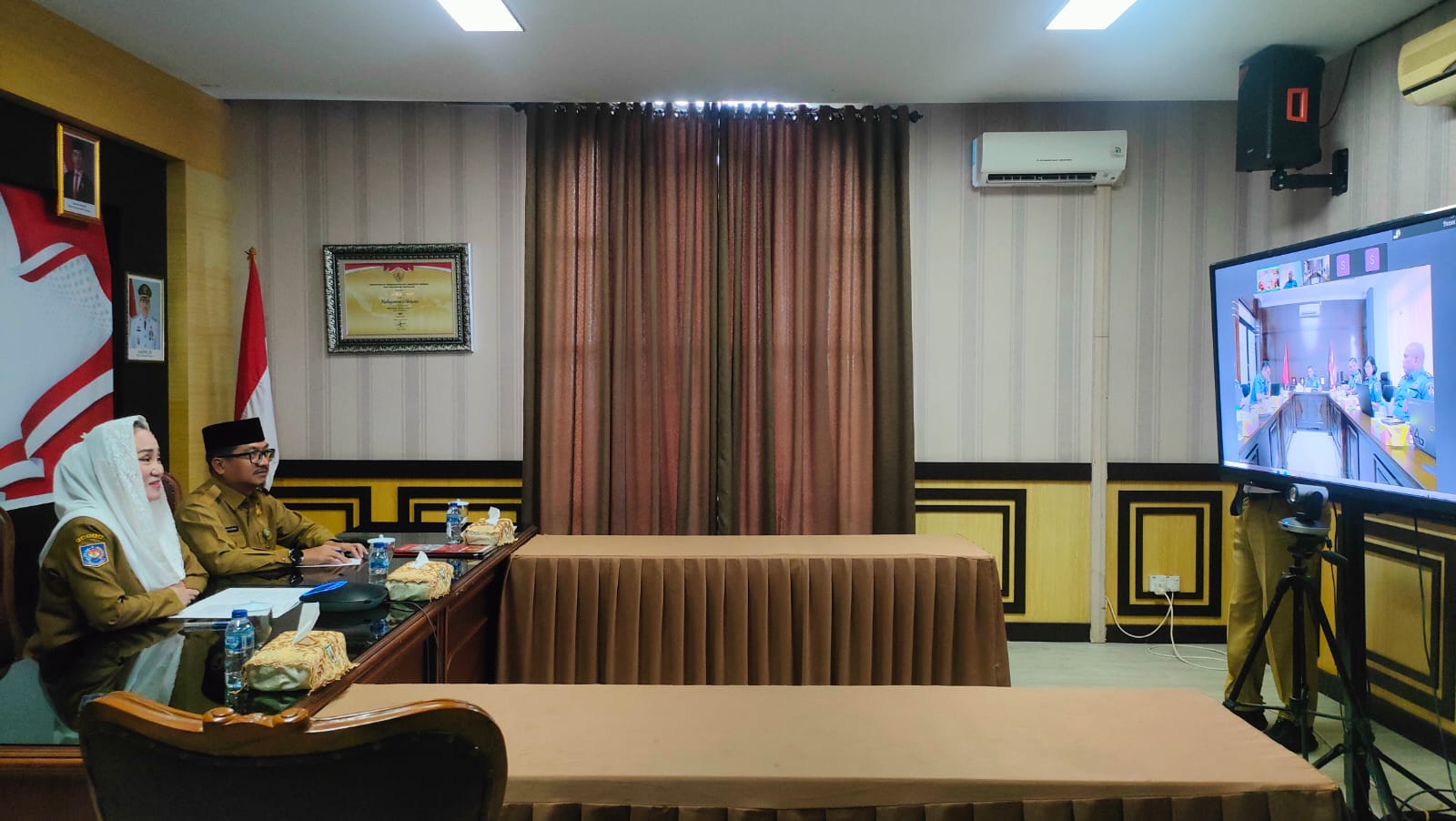 Bupati Natuna Paparkan Pandangan Strategis dalam Diskusi Daring Bersama Seskoal