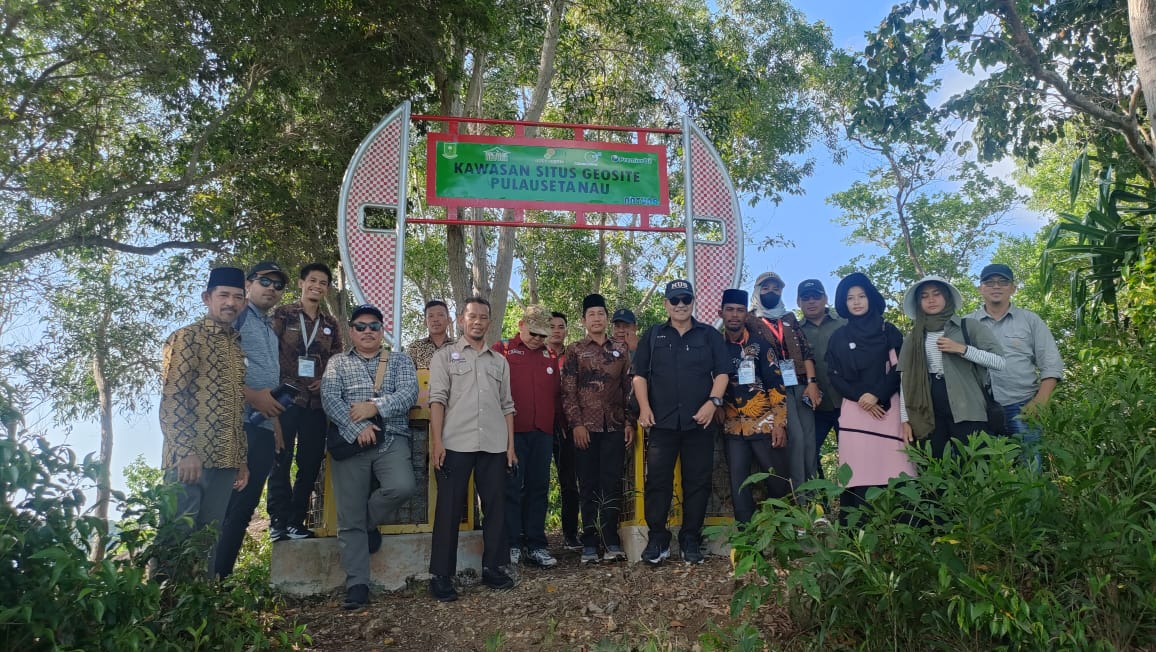 BPGN Natuna Bersama Tim Evaluator Lanjutkan Kunjungan Lapangan ke Geosite