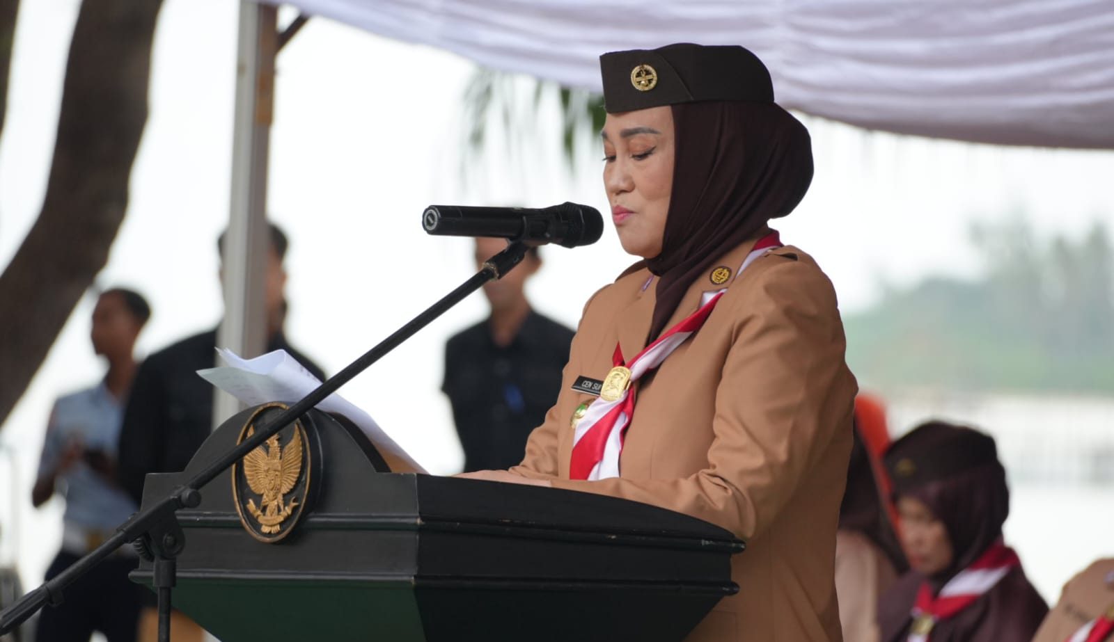 Hari Pramuka 2025, Bupati Natuna Gaungkan Kolaborasi Bangun Ketahanan Pangan