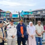 Sekda Kabupaten Natuna Tinjau Lokasi Kebakaran Kota Apung Sedanau