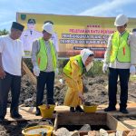 Bupati Natuna Letakkan Batu Pertama Pembangunan TK Negeri 001 Bunguran Timur Laut