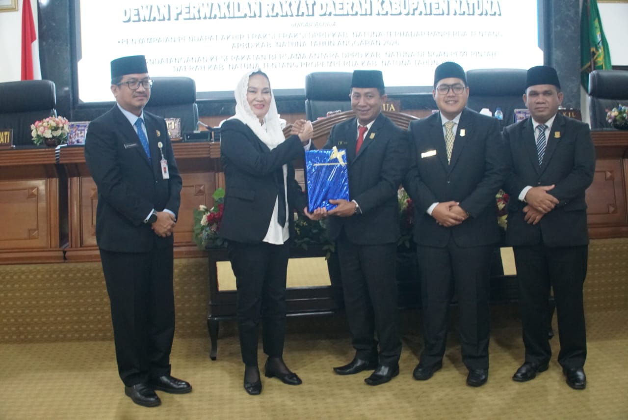 DPRD dan Pemda Natuna Tandatangani Kesepakatan Bersama Propemperda Tahun 2026