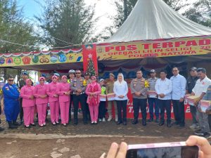 Read more about the article Bupati Natuna Hadiri Penyerahan Tali Asih Pos Terpadu Operasi Lilin Seligi 2025