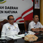 Wabup Natuna Ikuti Rapat Kerja Komisi II DPR RI Terkait Pengelolaan Perbatasan Wilayah Negara