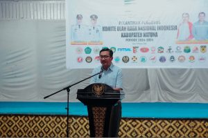 Read more about the article Sekretaris Daerah Natuna Hadiri Pelantikan Pengurus KONI Natuna Periode 2026–2030