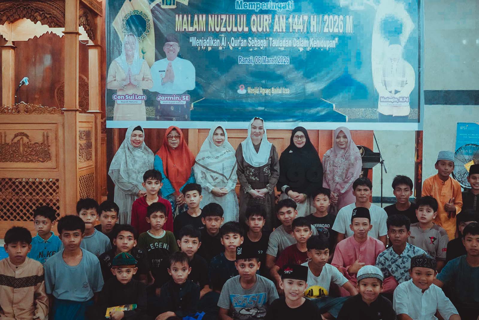 Pemkab Natuna Peringati Malam Nuzulul Qur’an 1447 H di Masjid Agung Baitul Izza